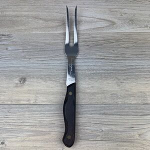 VTG Jet-Cut Lifetime Cutlery D-400 pronged stainless steel carving serving fork.